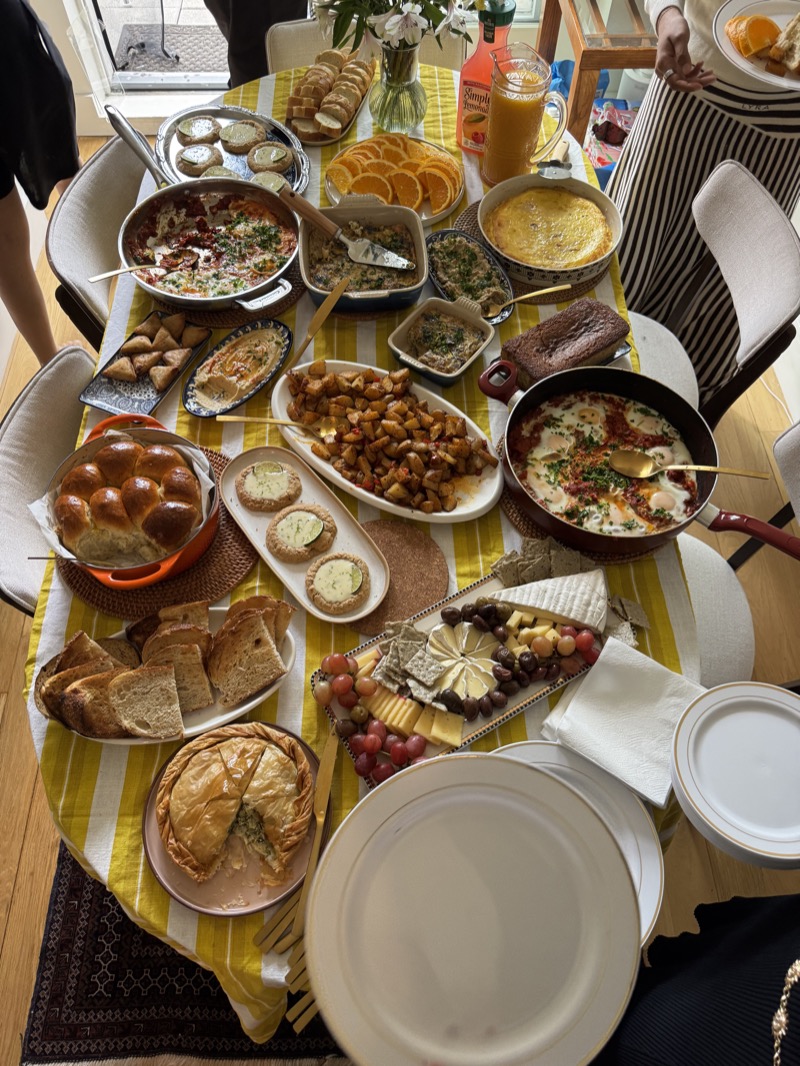 A couple sharing their love through delicious feasts.